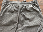 ZARA Woman's Plaid Checked High Waist Cropped Pants  size 4 elastic waist w/ tie — photo 5