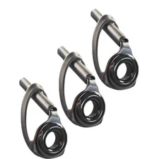 #10 Titanium Oxide Casting Rod Tip Top Guides Set C 3pcs