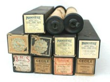 Vintage Lot Of 11 Fox Trot, Waltz Player Piano Music Roll Piano Player