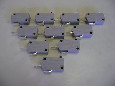 10 NEW KW3A NORMALLY OPEN MICROWAVE OVEN DOOR MICRO SWITCH
