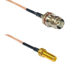 RG316 TNC Female Small Bulk to RP-SMA Female Long RF Cable Rapid-SHIP LOT