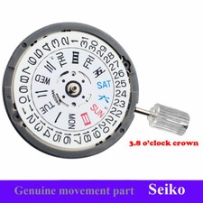 24 Jewels Japan NH36A Automatic Watch Movement Fit Crown at 3.0 3.8 o'clock
