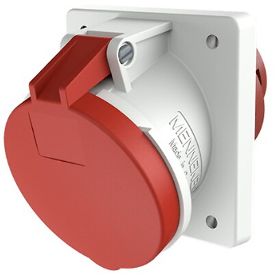 Mennekes TYP 1151A Panel mounted receptacle 20° inclination [IP44 63A 4P 400V]