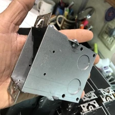 lot of (10).  Extra Deep 1- Gang Metal cut in boxes, J Box 