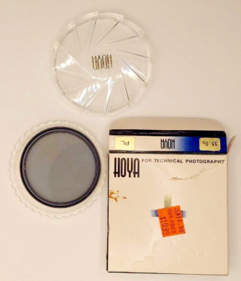 Vintage Hoya Filter 55.0s Made Japan In Original Box w Case