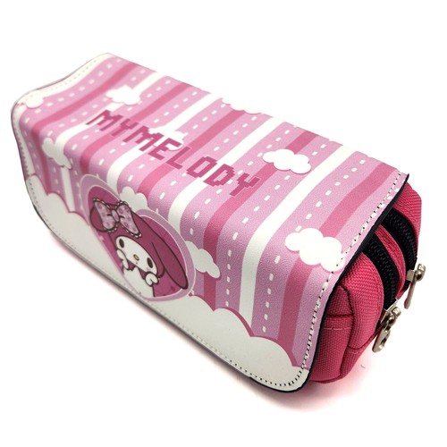 Hello Kitty - My Melody Style A Travel Bag NEW Kiti Howaito Clutch Pencil Case - Picture 2 of 3
