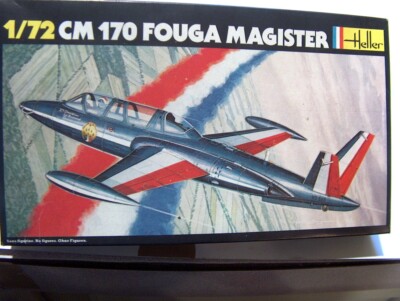 Décalcomanies (decals) Pour Avion Fouga Magister - Échelle 1/72 - Marque Heller - Occasion