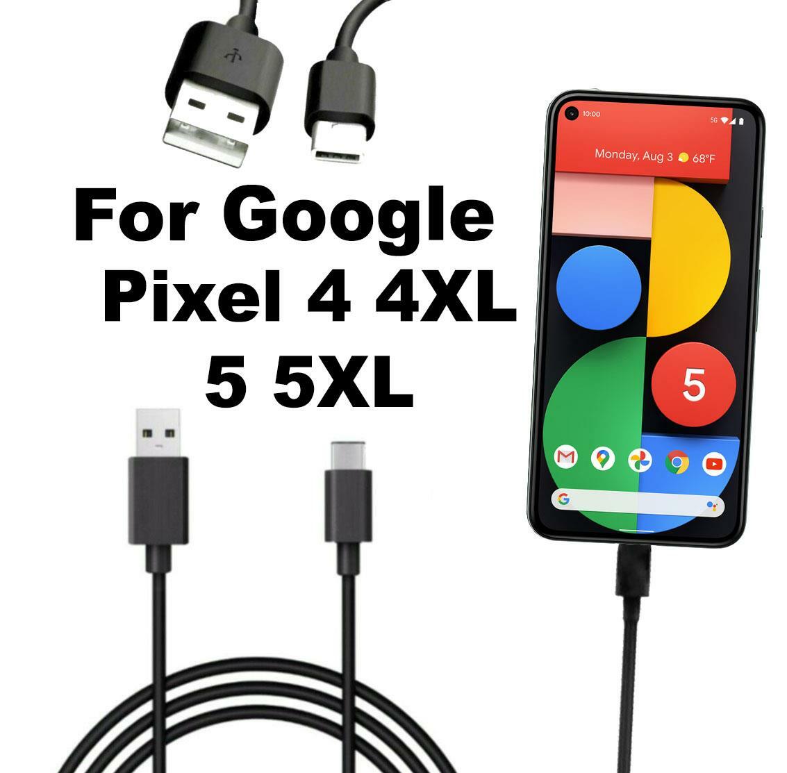 2M Type C USB Sync Charger Charging Power Cable For Google Pixel 4XL 4a  XL