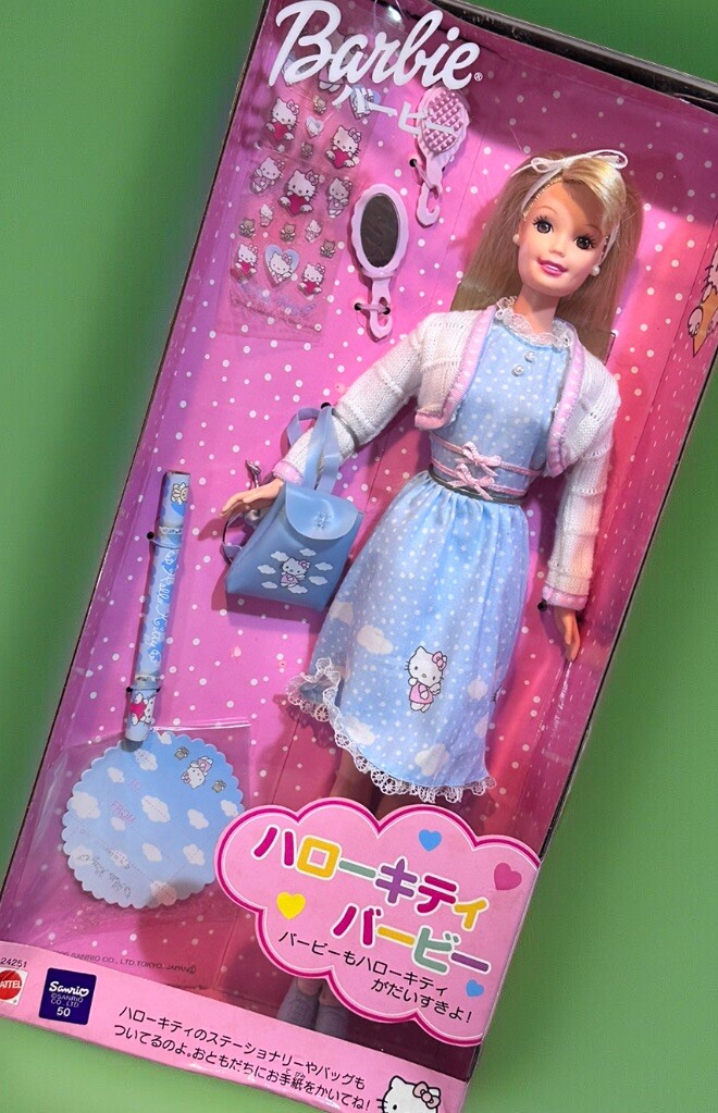 Sanrio Hello Kitty Barbie Japan Issue Rare Mattel 24251