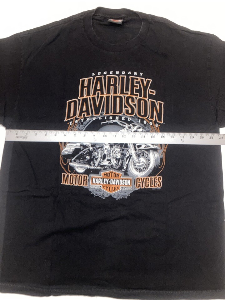 Harley Davidson Black Wolf Bristol Virginia Tennessee Black Tshirt Size XLarge eBay