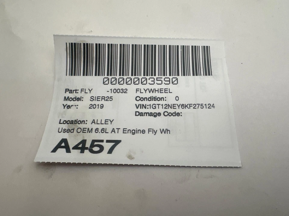 GMC SIERRA 2500 2017-2022 volante OEM 6,6 L AT motor OEM Foto 4 de 4