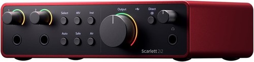 Focusrite Scarlett 2i2 Studio 4ta generación interfaz de audio USB con paquete completo - Imagen 5 de 9