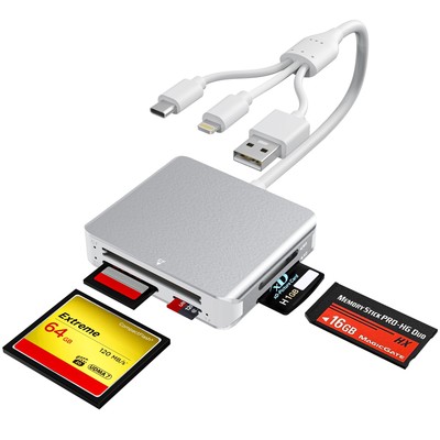 Memory Stick Pro Duo Adapter - 5-in-1 SD/TF/CF/MS/XD Picture Card Reader with...