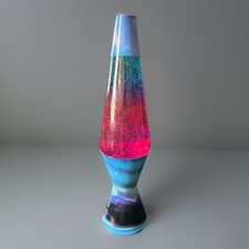 LAVA Lamp Glitter Red 14  Galaxy Mountain Base Light Schylling Original