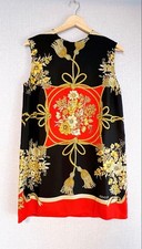 GUCCI Silk Sleeveless Dress IT38, 100% Silk, Italy