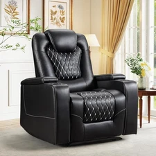 CANMOV Power Recliner Chair with USB Ports and Cup Holders