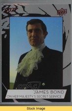 2019 Upper Deck James Bond Collection Rainbow SP as George Lazenby #140 READ 5x5