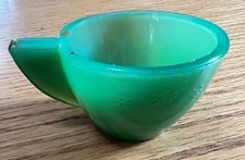 Vintage Akro Agate Green Jadeite Miniature Child's Tea Cup
