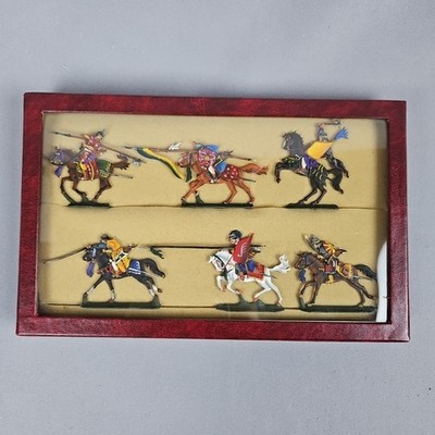 Two Trees Toy Soldiers ZinnFiguren Russian Medieval Knights Flat Tin Figures (6)