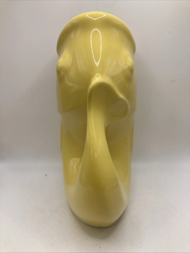 Jarra de pescado Gurglepot original amarilla. "Apto para lavavajillas de cerámica vintage 2006 de 9""" Foto 4 de 4