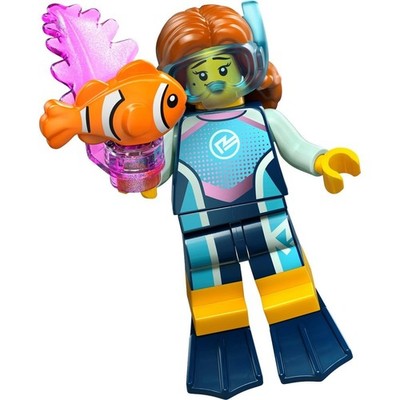 LEGO 71052-2 Meeresbiologin, Clown Fisch Nemo - Minifiguren Serie 29