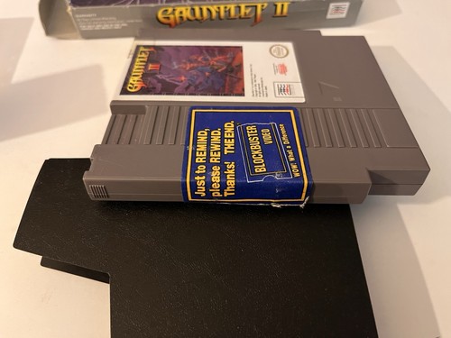 Gauntlet II 2 Nintendo NES Tested WORKING Original Box Video Game Sleeve Case - Picture 7 of 23