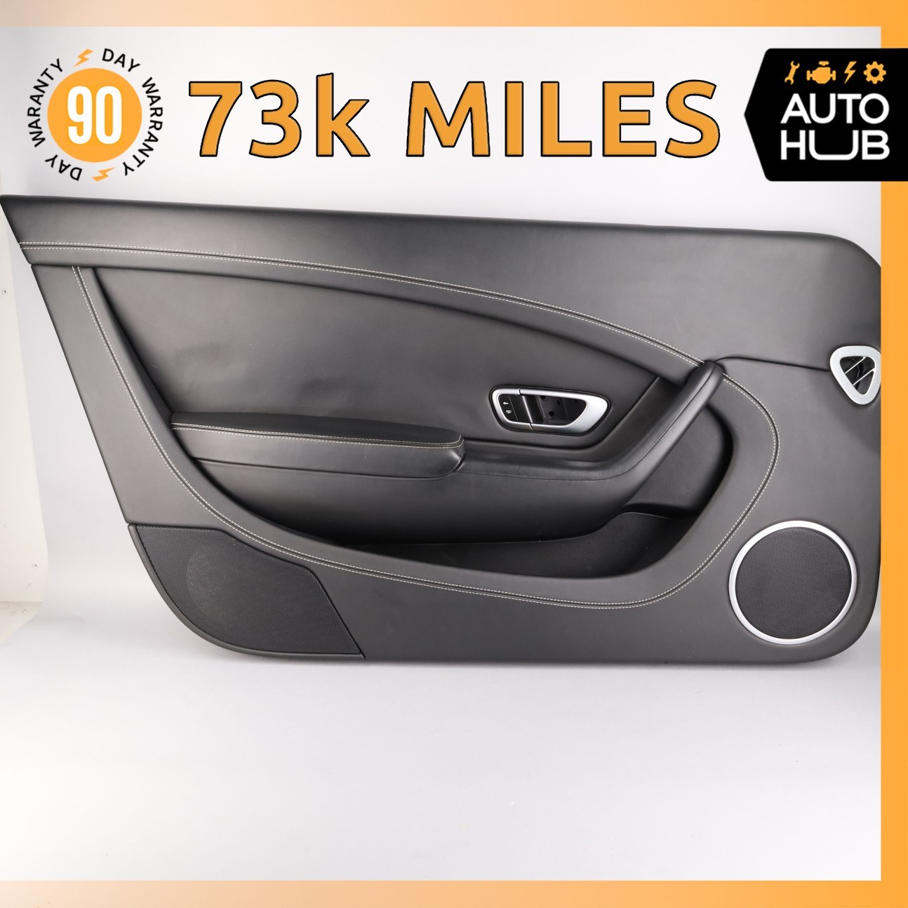12-16 Bentley Continental GT Left Driver Side Interior Door Panel Black OEM 73k