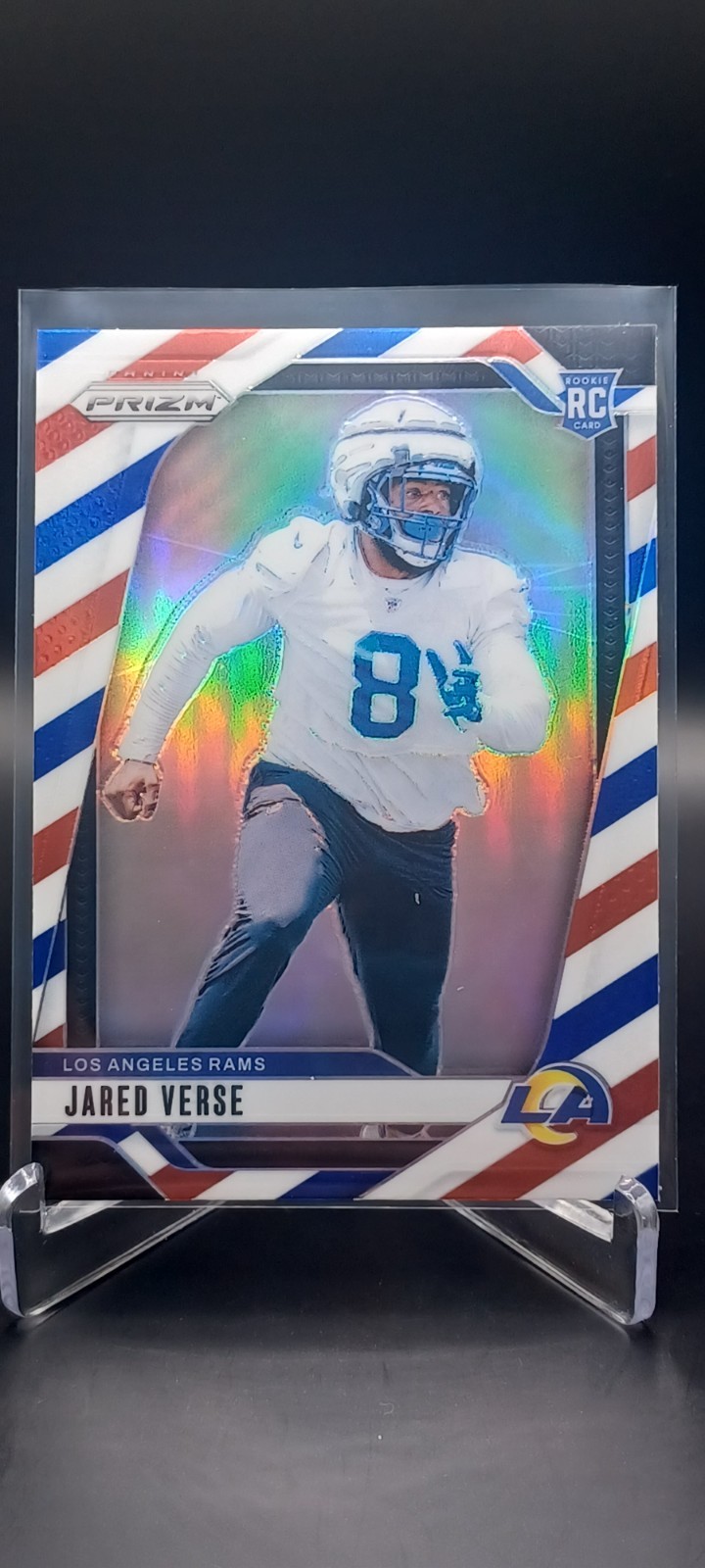 🔥JARED VERSE (RC)🔥DEF ROY RED WHITE BLUE PRIZM SP🔥2024 PANINI PRIZM #341