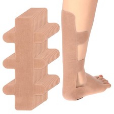 12Pcs Precut Achille Tendoniti Kinesiology Tape,Achille Tendon Ankle Tape