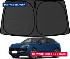 Cayenne Windshield Sun Shade for Porsche Cayenne 2019-2024 2025 Blocks UV Rays A