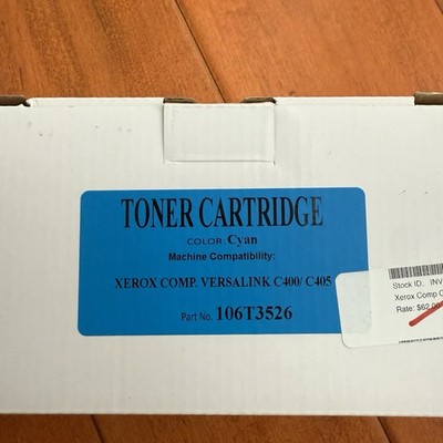 Xerox Comp C400 C405 106T3526 Cyan Toner Cartridge New Box Toner Cartridge