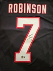 Nike NFL Robinson #7 Autographed Jersey Black Original Signed Football