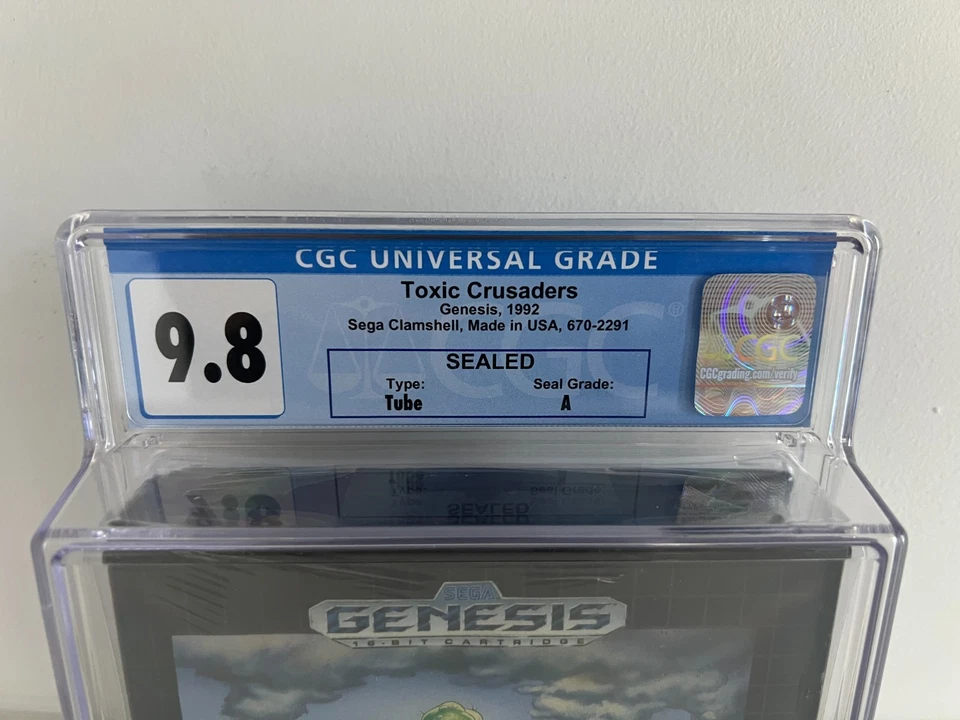 Toxic Crusaders (Sega Genesis) CGC 9.8 A New Sealed Graded WATA VGA 1st Print - Image 4 of 4