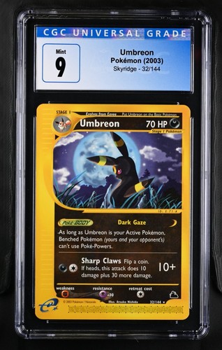 Umbreon graded CGC 9 for sale on eBay