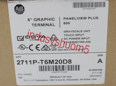 NEW AB 2711P-T6M20D8 Ser A PanelView Plus 600 Factory Sealed