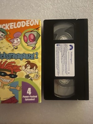 Nickstravaganza 2 VHS Oddparents Invader ZIM Chalkzone Rocket