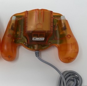 Naki Sega Dreamcast Controller Orange Clean Tested!