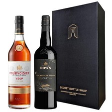 Dows Port & Courvoisier Cognac Discovery Gift Set 75cl
