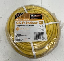 Cerrowire 25 ft. 12/2 NM-B Indoor Copper Building Wire New 25' With ground