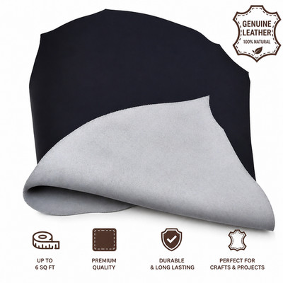 Full Grain Real Cowhide Leather Pre-Cut Sheets   Multiple Sizes, Colors