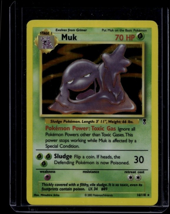 Pokemon TCG Muk 16/110 Legendary Collection Holo Rare LP