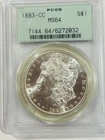 1883-CC $1 Silver Morgan Dollar PCGS MS64 OGH #7360