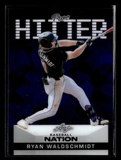 2025 Leaf Baseball Nation Ryan Waldschmidt Pure Hitters Crystal Purple #/8 card