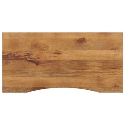 Massive Mangoholz Schreibtischplatte Tischplatte Rustikal Naturoptik 120x60x2,5cm