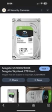 Seagate SkyHawk 2TB Internal 3.5" (ST2000VX008) HDD