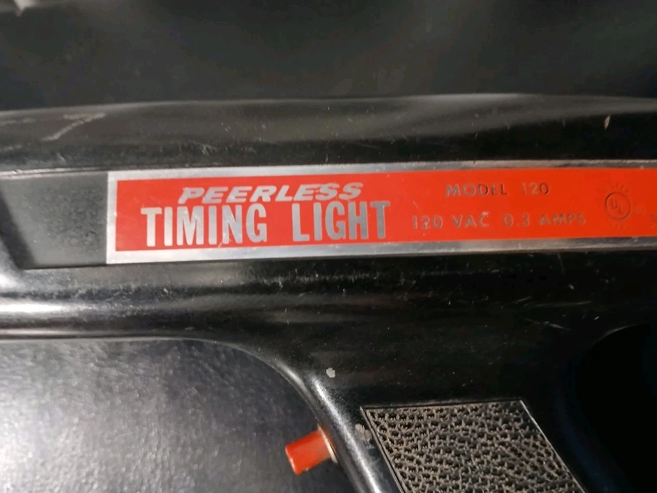Luz de sincronización Peerless modelo 120.120vac vintage Foto 3 de 4