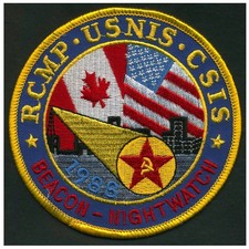 Beacon-Nightwatch 1988 Counterintelligence Patch US-Canada L052