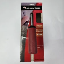 Professional Bright Steel Adhesive Trowel 11"X4.5" -  3/16 X 5/32