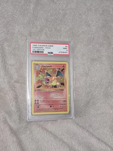 Charizard 1st Edition Mint Rare  PSA 9 card 1999