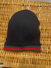 Black, Green and Red Unisex Winter Beanie Hat, VERY WARM, 100 Acrylic, one size